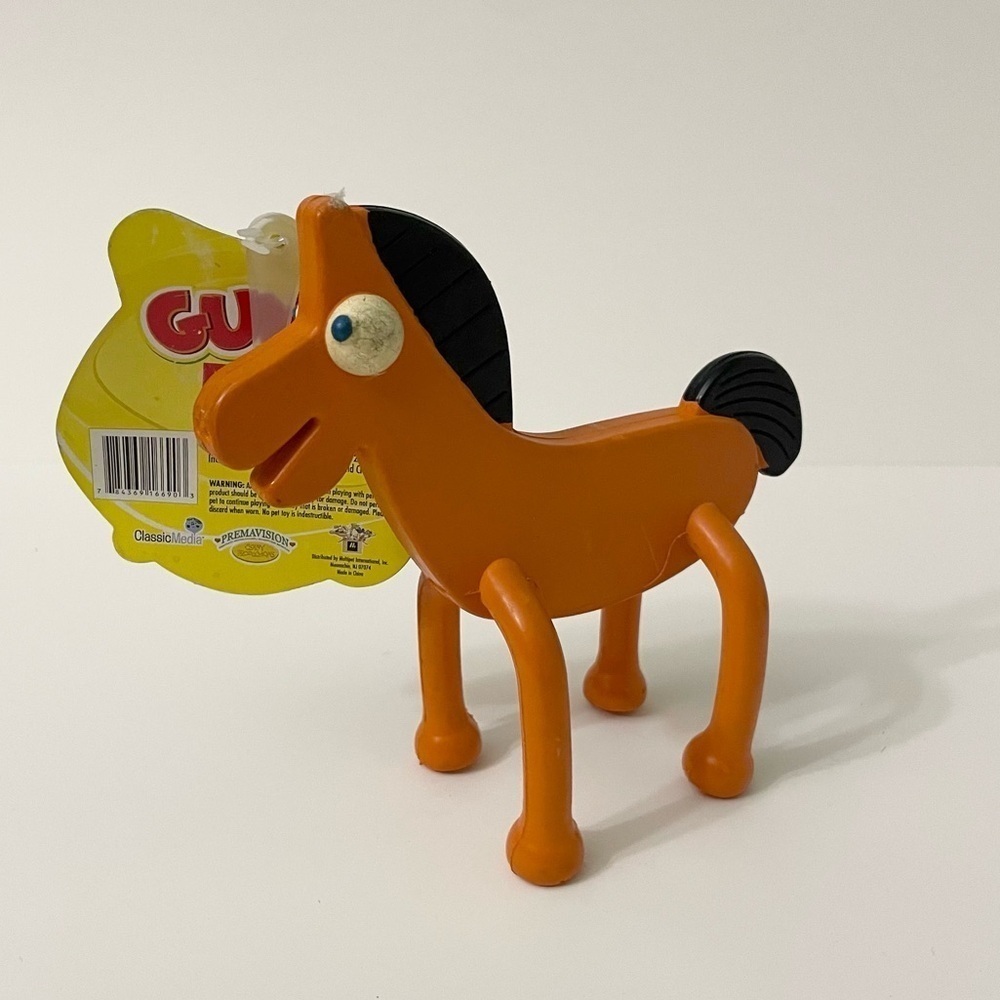 Gumby Pokey Bendable Rubber Dog Toy Multipet